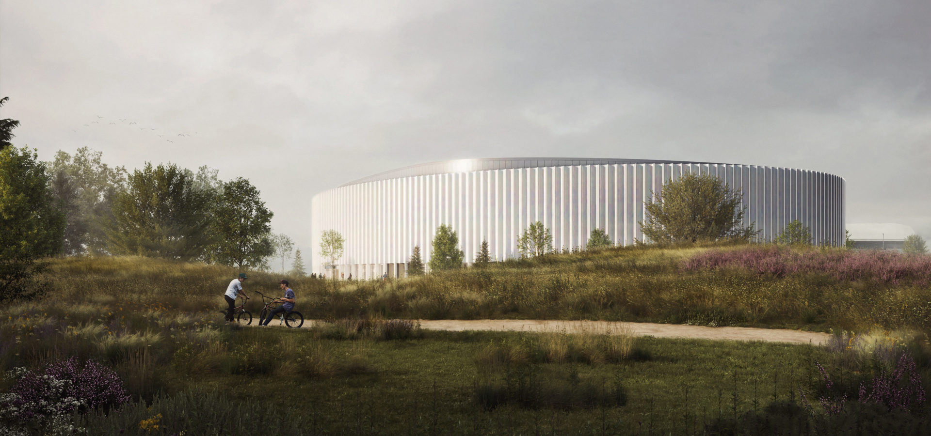 National Velodrome And Badminton Centre Sport Ireland Campus Dublin Planning Approval Faulknerbrowns Architects Hh