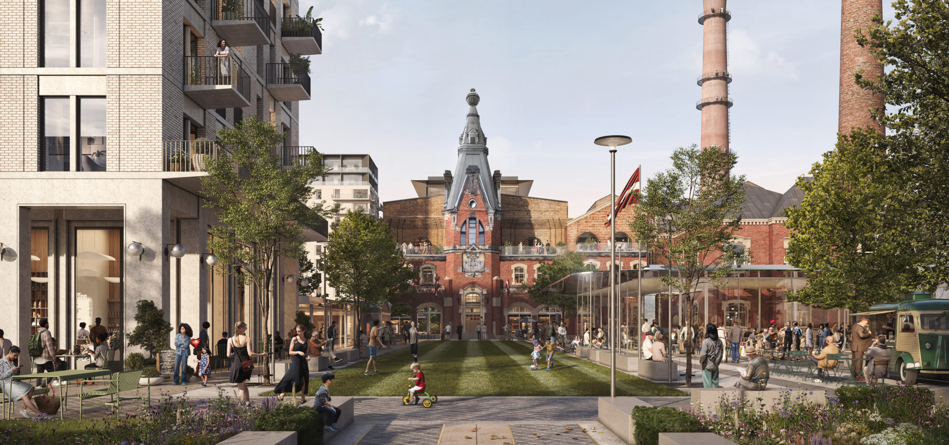 Riga Waterfront Masterplan Latvia Faulknerbrowns Architects Hh