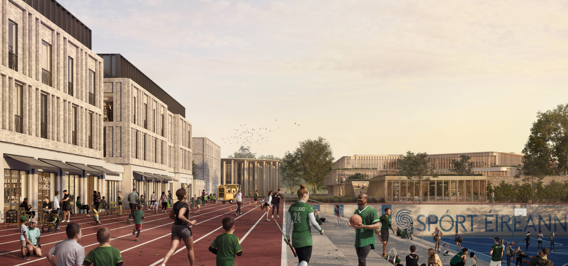 Sport Ireland Campus Masterplan Launched Faulknerbrowns Architects Hh