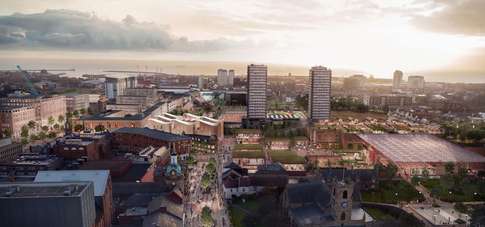 Sunderland High Street West Faulknerbrowns Architects Waf World Architecture Festival Future Project Winner Hh