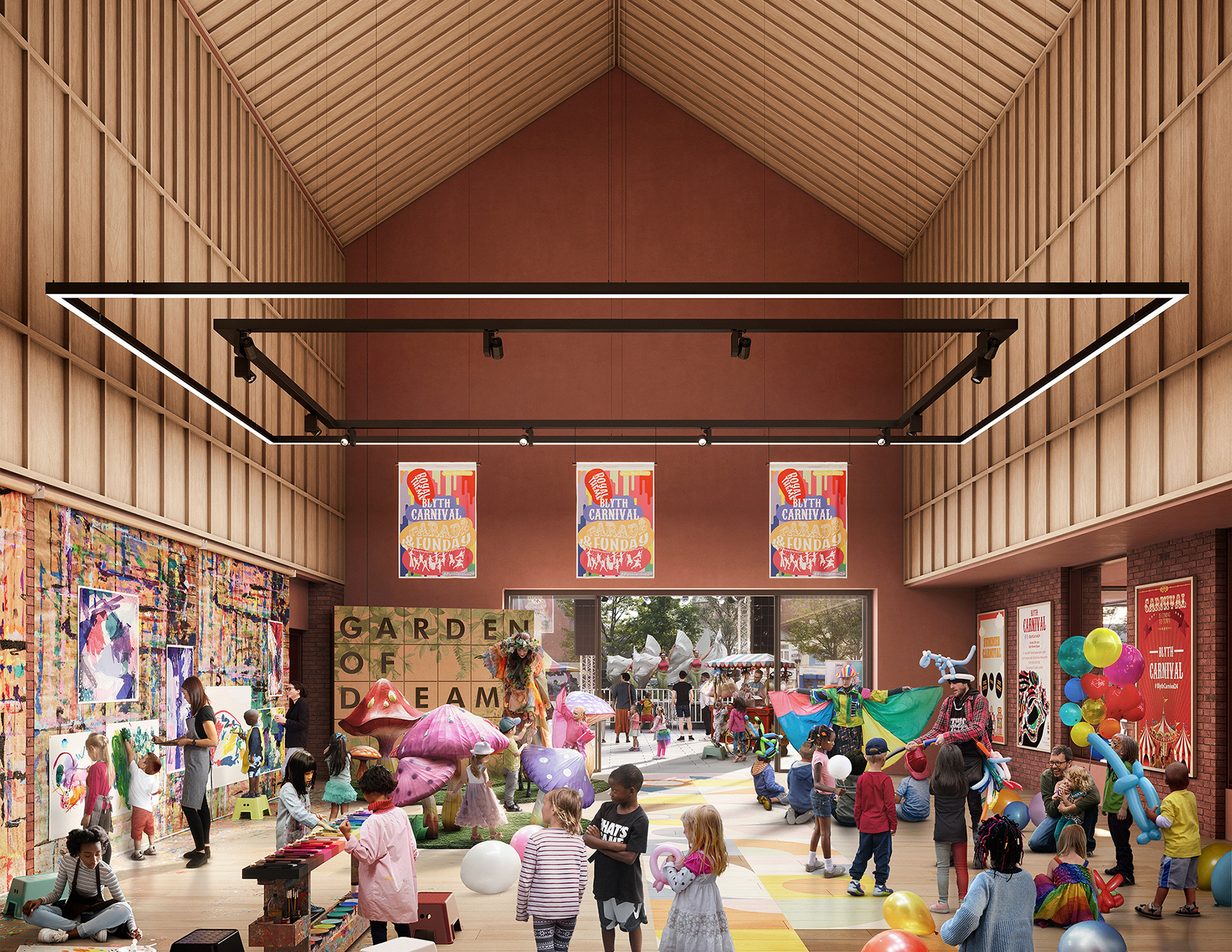 Blyth Cultural Venue Market Place Planning Approval Studio Faulknerbrowns Architects L