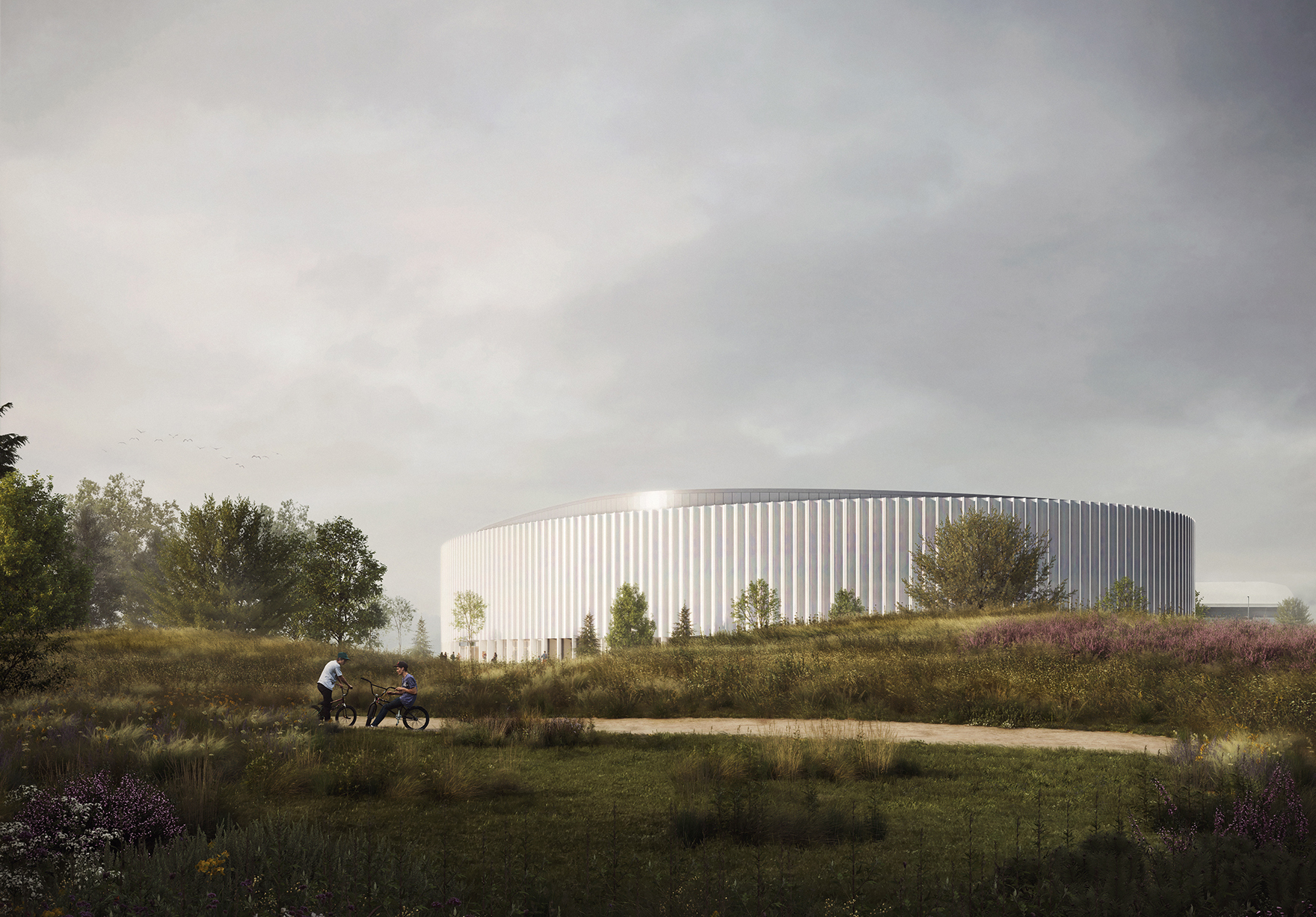 National Velodrome And Badminton Centre Sport Ireland Campus Dublin Planning Approval Faulknerbrowns Architects Lh