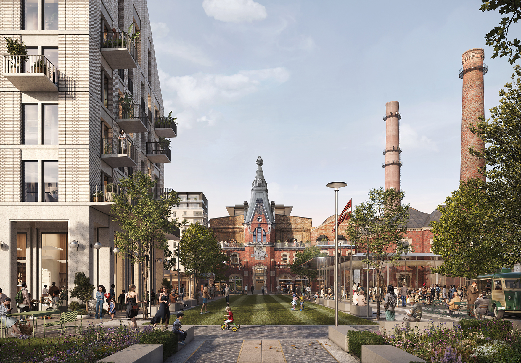 Riga Waterfront Masterplan Latvia Faulknerbrowns Architects Lh