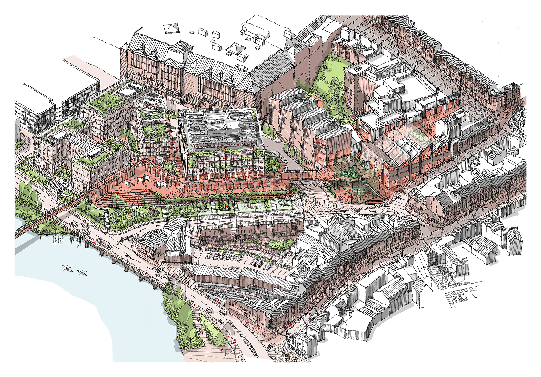 Smithfield Riverside Public Consultation Launches Shrewsbury Town Centre Faulknerbrowns Architects Lh