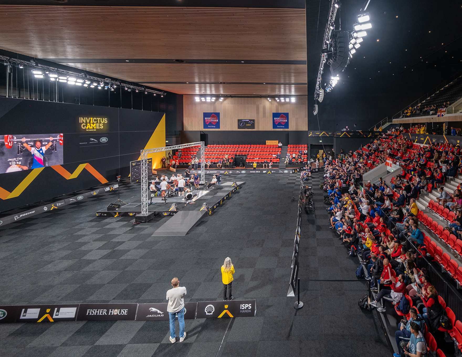 Sportcampus Zuiderpark Hosts Invictus Games Power Lifting Faulknerbrowns Architects L